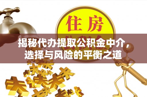 北关揭秘代办提取公积金中介，选择与风险的平衡之道