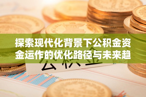 北关探索现代化背景下公积金资金运作的优化路径与未来趋势