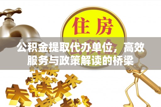 北关公积金提取代办单位，高效服务与政策解读的桥梁