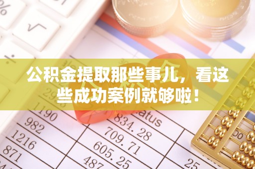 北关公积金提取那些事儿，看这些成功案例就够啦！