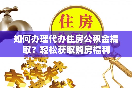 北关如何办理代办住房公积金提取？轻松获取购房福利
